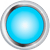 Circular icon with gradient blue center and silver-gray border, pixelated appearance on gray background.