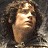 A 48x48 pixel buddy icon featuring a close-up of a character's face on the left and golden text reading "THE LORD OF THE RINGS" with smaller text below it, all in a contact sheet layout.