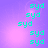 Pixelated cyan text 'syd' repeated in a pattern on a purple-to-pink gradient background with subtle light effects