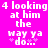 Pixelated text on bright pink background with white and light pink characters, showing repeated phrases and symbols.