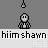 Pixelated character with gray body and white face appears in multiple states: speech bubbles, lightbulbs above head, and explosion effects