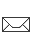 Pixelated envelope icons in white and red with varying closure states, some showing internal red rectangles against a gray background.
