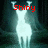 Pixelated image with red text 'Shiny' above a bright white vertical shape against a dark teal background.