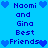 Blue background with pixelated text and heart symbols arranged in two vertical , each containing identical text and heart sequences
