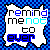Pixelated blue checkered background with six white speech bubbles containing text in varying shades of blue and black.