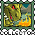 Animated stamp-style icon with green dragon head, red eyes, and orange flames against blue sky background.