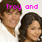 A four- shows two people in white clothing with pink text overlays; the bottom-right is grayed out