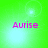 Green background with four showing pink text 'Aurise' and shifting light effects