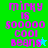 Pixelated text 'mirky is sooooo cool beans' in pink on green and blue backgrounds with a star symbol.