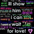 Pixelated static image with fragmented text and colorful pixel blocks on black background.