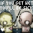 Pixelated cartoon figures with yellow and pink tones repeat in a beneath text reading "IF YOU GET HETIF YOU GET HET YOU'LL BE SICKYOU'LL BE SICH"