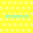 Yellow background with white circular patterns and four instances of the name 'shannon' in light blue text.