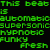 A 50x50 pixel animated icon displaying repeating green and white text on a black background, with visible frame-to-frame animation changes in the text's color scheme.