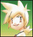 Four pixelated character portraits with distinct hair colors and backgrounds arranged in a