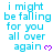A static image displays repeated text in cyan with purple hearts, arranged in a pattern on white background