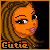 Pixel art contact sheet of a cartoon character with orange skin and brown hair across five animated frames showing facial expressions, body poses, and text variations.
