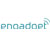 Pixelated teal text 'proadop' on white background with faint multicolored noise, rightmost character has partial pixelated extension.