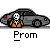 Animated contact sheet showing 13 frames of a pixel art buddy icon sequence featuring two characters interacting near cars and red structures in snowy environments.