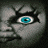 Four- shows two eyes, a close-up eye, and text reading 'SEED OF CHUCKY' in red and white lettering