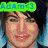 Pixelated cartoon-style icon of a person with dark hair, showing multiple poses and expressions across five with colored text overlays