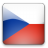 Static pixelated icon depicting the Czech Republic flag with white, blue, and red horizontal bands and a blue triangle on the hoist side.