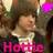 Pixelated static image of a person with light brown hair wearing a white top and pink text reading 'Hope' at the bottom.
