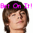 Pixelated image of a person with brown hair and closed eyes, overlaid with bright pink text reading "Bet On It!" against a white background.