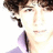 Pixelated image of a person with brown hair and light skin on the left, next to purple background with white text 'i <3 nick' on the right.