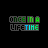 Animated pixel art displays 'ONCE IN A LIFETIME' text with color-shifting letters