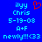 Blue background with cyan pixelated text and a red heart symbol above the name.