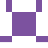 Purple square with four smaller purple rectangles at corners on white background.