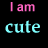 nine 'I am' text phrases in varied colors and fonts on a black background, each phrase paired with an adjective like cute or crazy