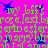 Animated icon with repeating blue starbursts and green text on a bright pink background, displaying 'my bffs' and 'brage.text.brage.text.' in pixelated font.