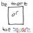 Static pixel art icon with a central square frame containing an abstract symbol, surrounded by partial text fragments in grayscale and multicolor.