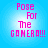 Four identical blue circular backgrounds with pink pixelated text reading "Pose For The CAMERA!!!" arranged in a