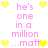 Pixelated text and yellow heart icons arranged in a pattern on a white background