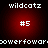Red gradient background with white text 'wildcatz' at top and '#5' below, repeated in a pattern