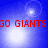 Blue background with white light effects and red 'GO GIANTS' text repeated across four
