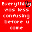 Red background with white pixelated text reading 'Everything was less confusing before u came' and a black cursor icon over the letter 'g' in 'Everything'.