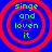 Four identical circular icons with red concentric rings on a blue background, each containing green text reading "sing and loven it".
