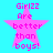 A static image with four identical pink star-shaped icons on a cyan background, each containing text.