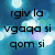 Pixelated blue background with scattered light spots and black text fragments in three