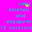 Cyan text on bright pink background with animated yellow pixel clusters near 'cally' in two of repeated names and symbols