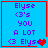 Blue background with purple text reading 'Elyse <3's you A LOT <3 Elyse' and a red heart symbol, displayed in four showing animation changes