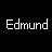 Pixelated text reads "Edmund Loves Turkish Delight" above a pixelated portrait of a person with dark hair against black background.