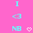 Pixelated cyan and white symbols on a solid pink background, arranged in two vertical with identical elements