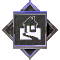 Six diamond-shaped frames with a central house icon on a dark background, each showing different light effects on the house and background.