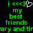 Green pixelated text on black background with a white heart symbol replacing the 'o' in 'love', showing two identical frames side-by-side.