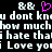Pixelated text on black background with pink heart symbol above, repeating phrases in white blocky font.