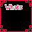red pixelated text on black background with phrases like "What's Better?", "A Lie That Brings The Truth", and "Smile... Or Tear..." in white and red lettering